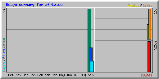 Usage summary for afriz.co